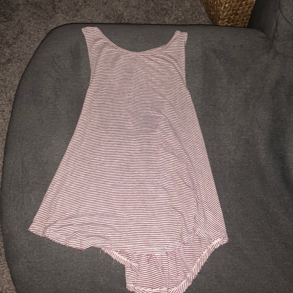 Open back flowy tank top